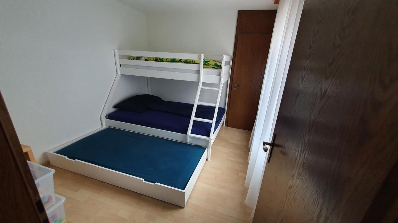 Moderne Wohnung Im Zentrum Von Leukerbad, Haus Topas Esterno foto